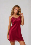 silks.ro cămașă de noapte satin negru, cămașă noapte cu dantelă, lenjerie de noapte elegantă, slip dress negru cu dantelă, cămașă noapte femei, lenjerie satin premium, cadou femei lenjerie